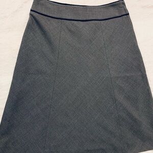 H&M Gray Women's A-line Twill Skirt Size 10